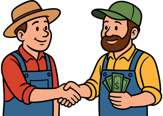 farmers buying